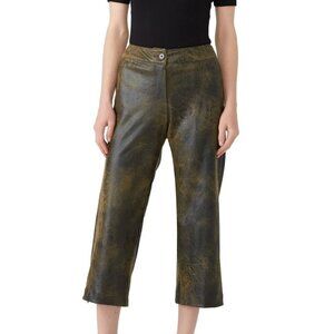 Snider Franz Faux Leather Gaucho Pants